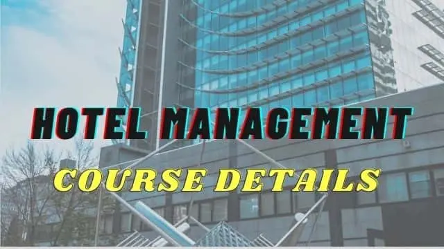 hotel management course details in hindi hotel management course details in hindi
