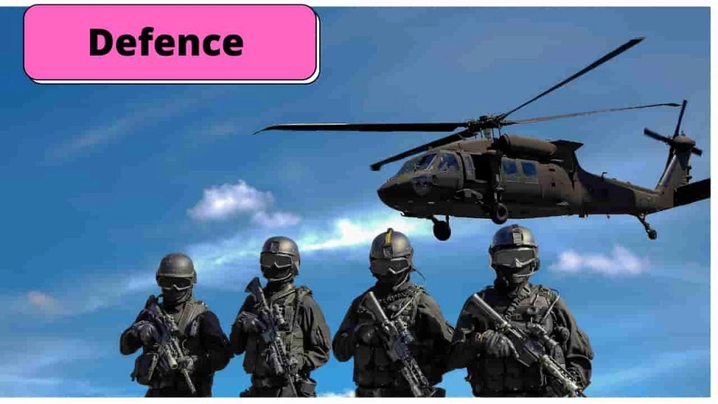 in defence work